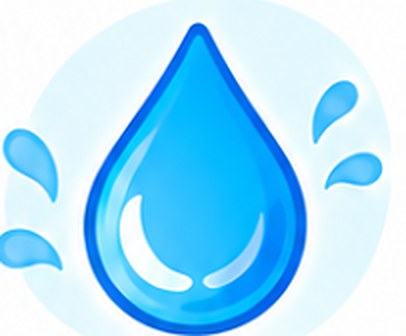 水のしずくのイラスト