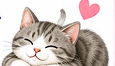 くつろぐ猫